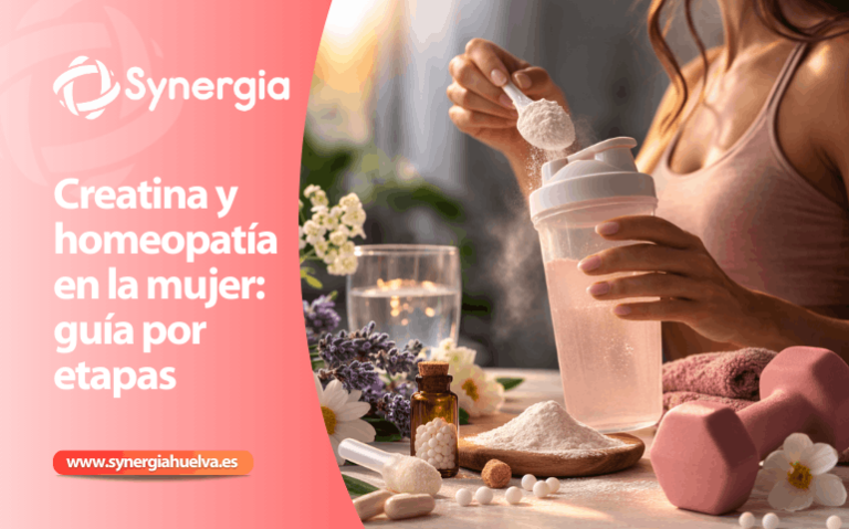 Creatina en la mujer por etapas: energía, fuerza y apoyo homeopático